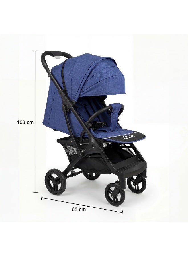 Nobumi Ultra-Lightweight Aluminum Premium Baby Stroller – All-Wheel Independent Suspension, 360° Swivel Rubber Tires, & Integrated Travel Trolley System - Image 3